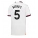 Manchester City John Stones #5 Kopio Vieras Pelipaita 2023-24 Lyhyet Hihat